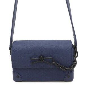 Louis Vuitton Steamer Wearable Wallet Taurillon Leather Bag Sapphire